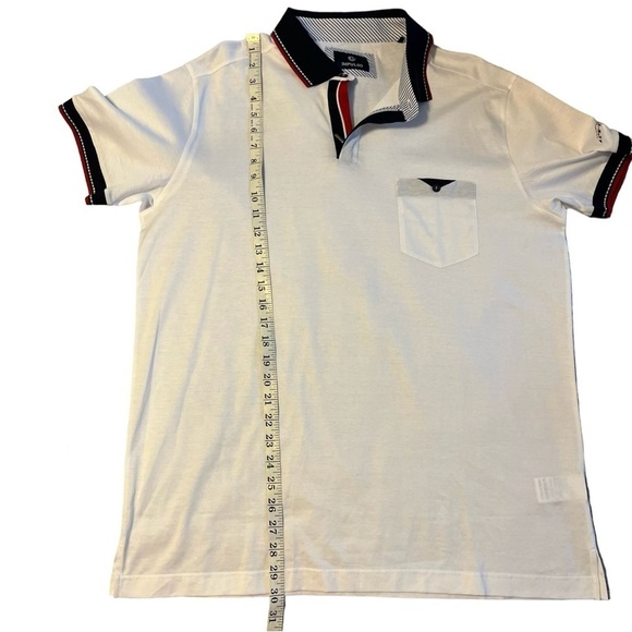 Impulso Mens Yacht Regatta Nautical Zip Collared Polo Shirt Made In Italy Sz XXL - Picture 9 of 9